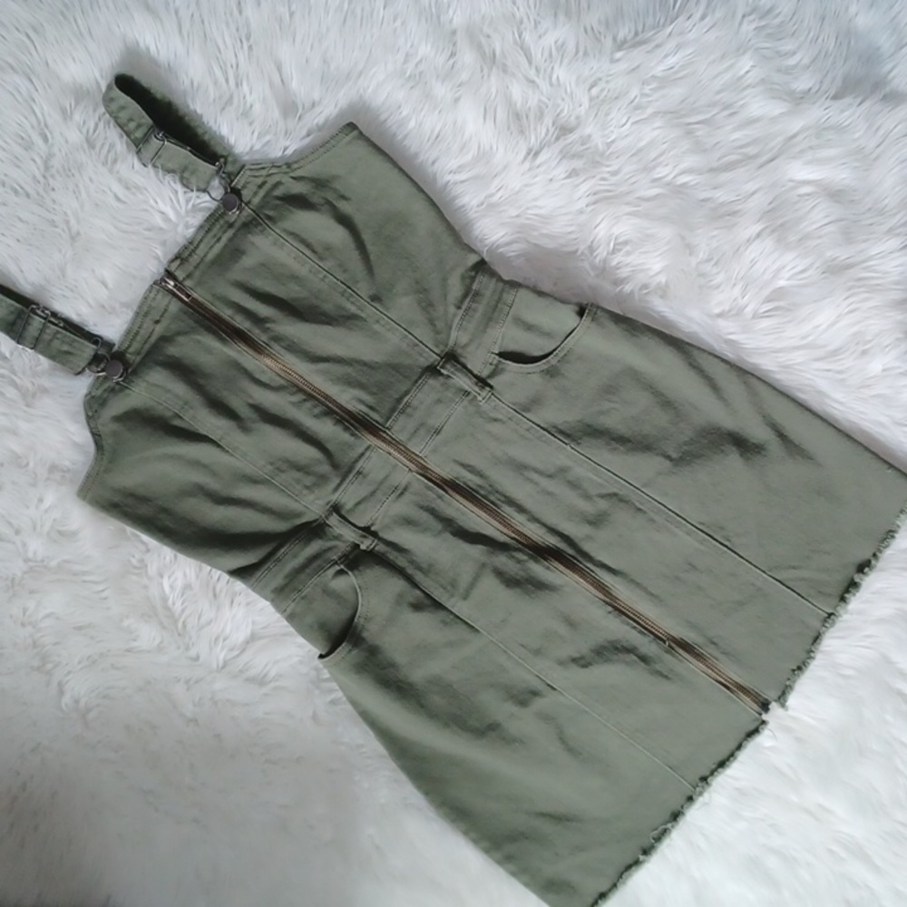 Tinseltown Denim Jumper Skirt